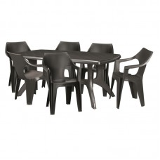 KETER. Scaun plastic graphite Dante..